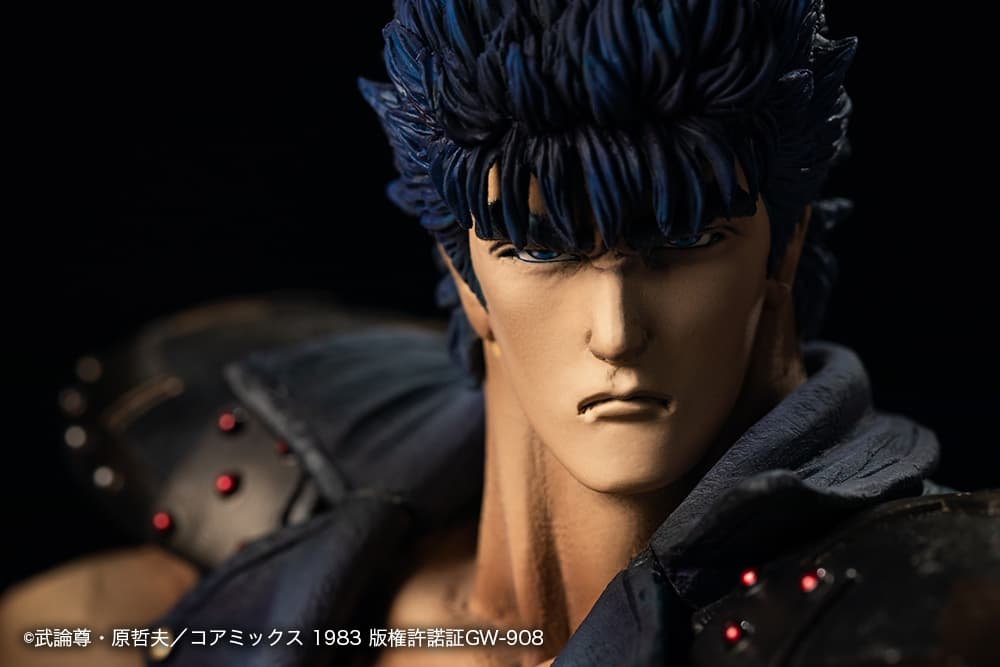 "You're already dead." This is Kenshiro! A new resin cast figure wearing a leather jacket is now available!