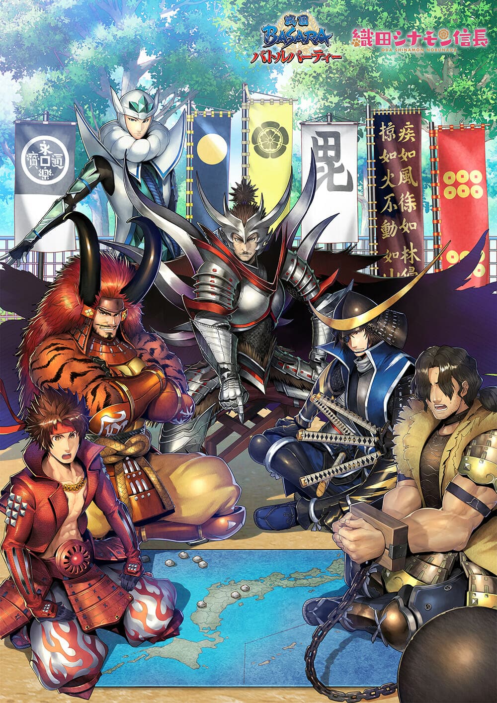 L'anime televisivo “Oda Cinnamon Nobunaga” e “Sengoku BASARA Battle Party” collaborano!
